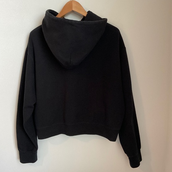 Dolce and Gabbana Black Cropped Sweatshirt SZ L - Picture 6 of 13